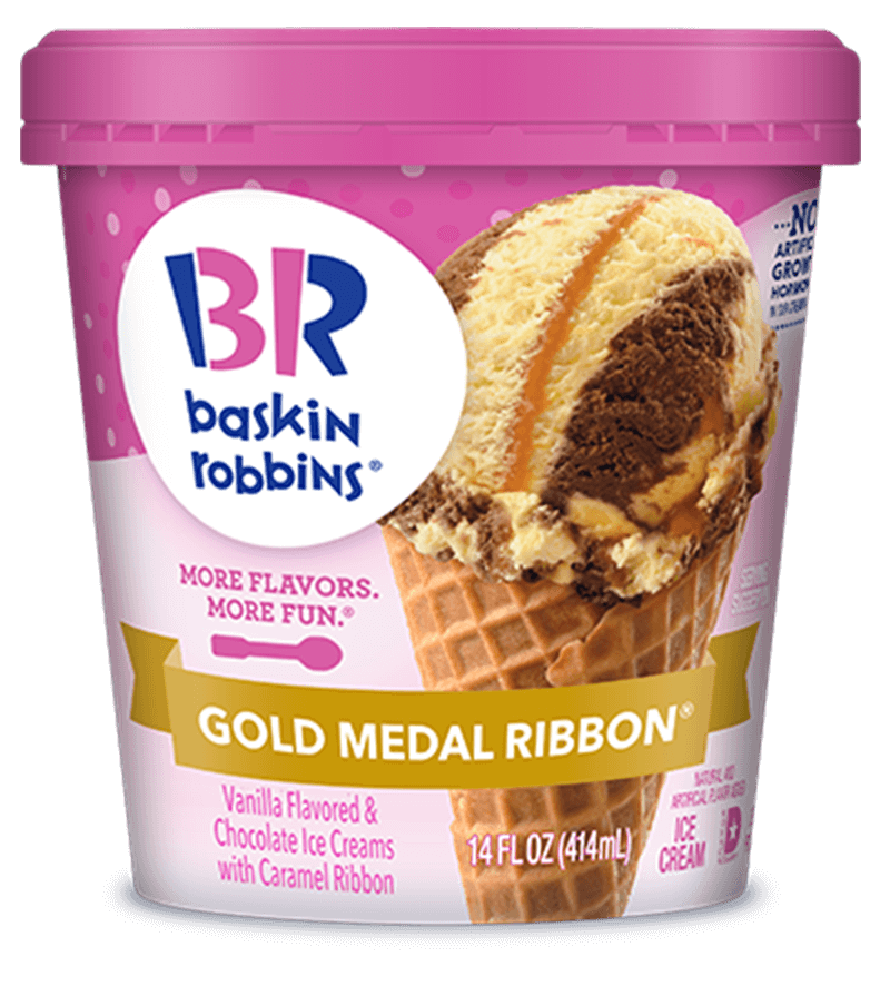 Gold Medal Ribbon ice cream