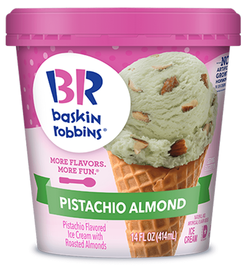 Pistachio Almond ice cream